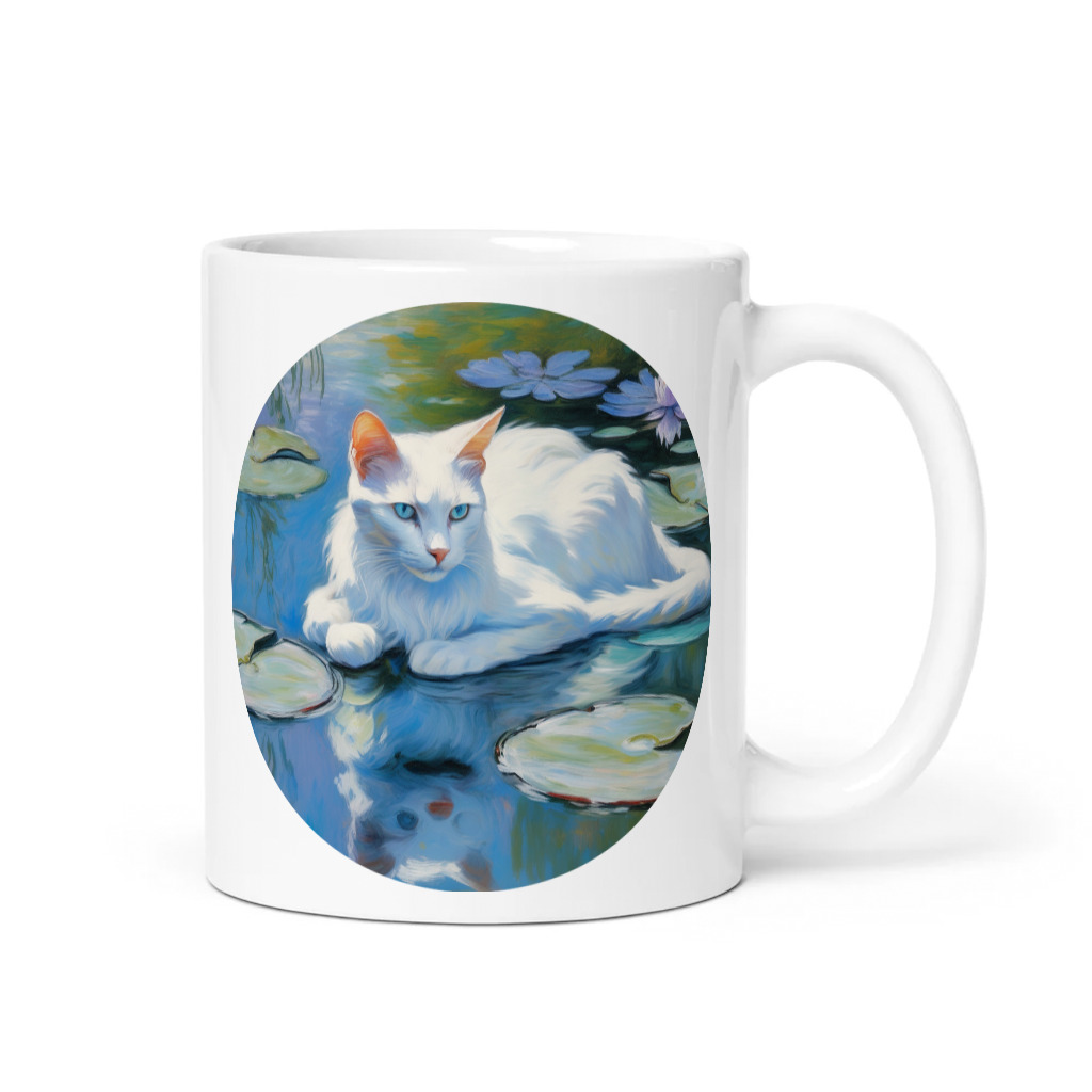 PugMug Custom White Companion Cat Mug