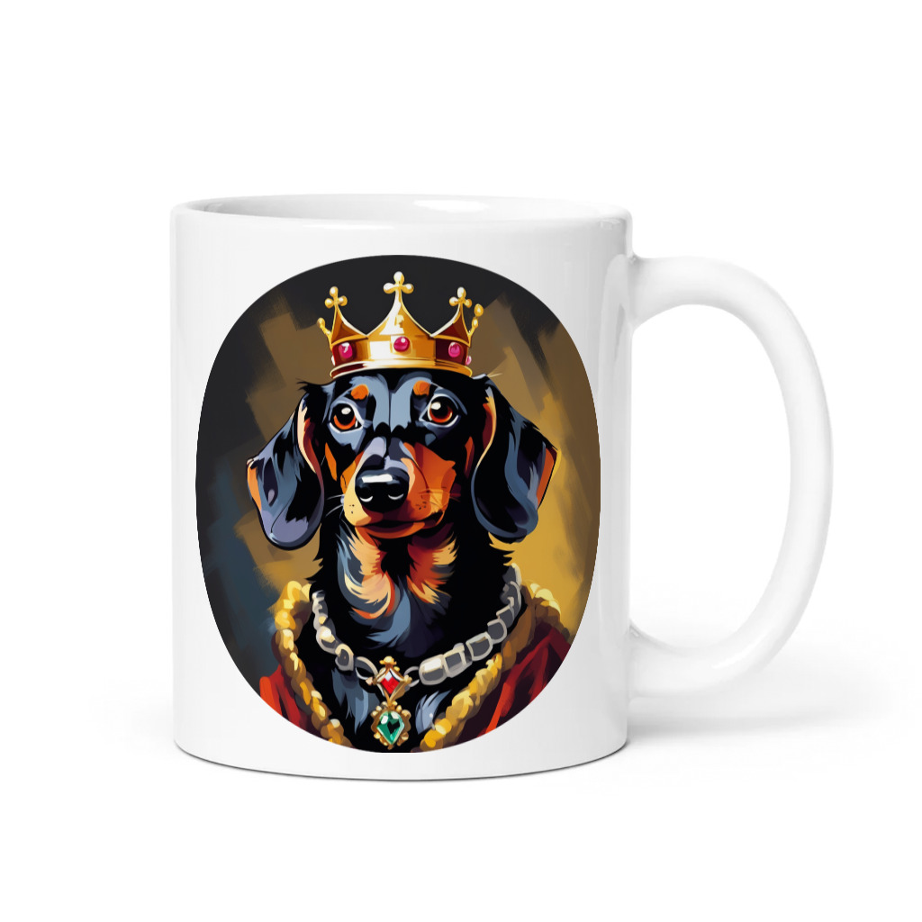 PugMug Custom Black Dachshund Mug