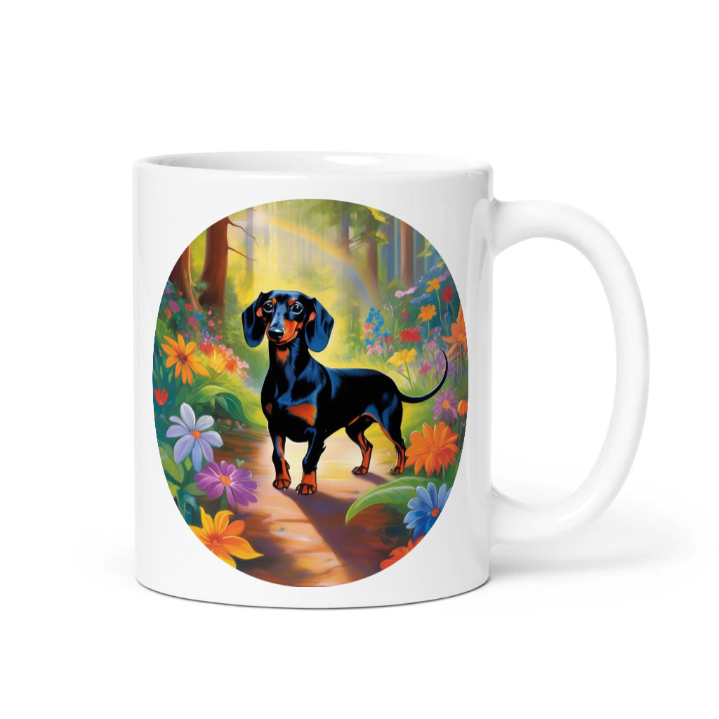 PugMug Custom Black Dachshund Mug