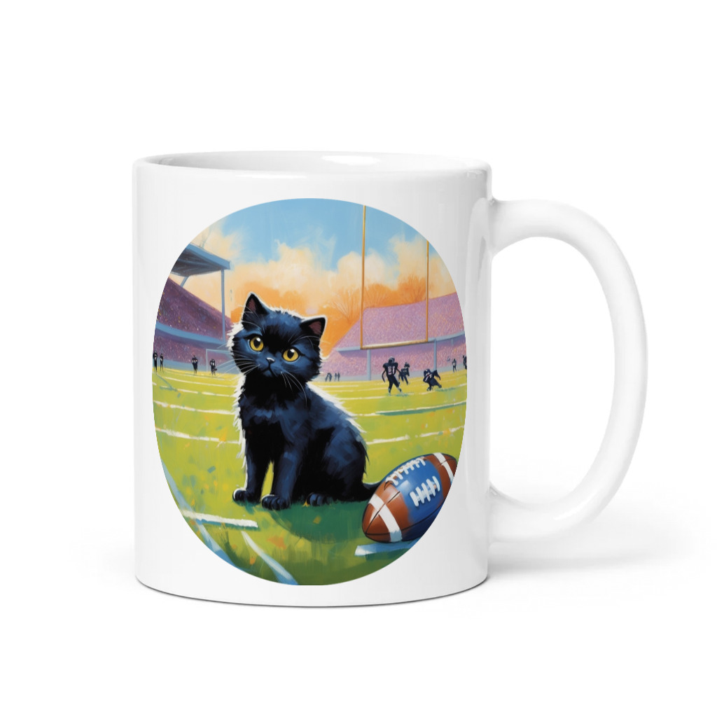 PugMug Custom Black Scottish Fold Cat Mug