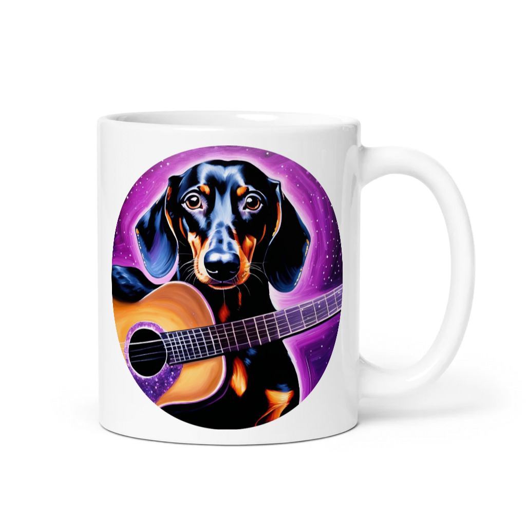 PugMug Custom Black Dachshund Mug