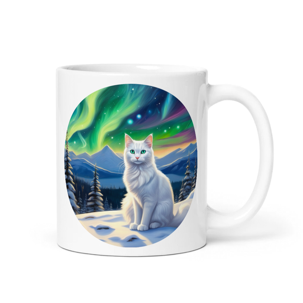 PugMug Custom White Companion Cat Mug
