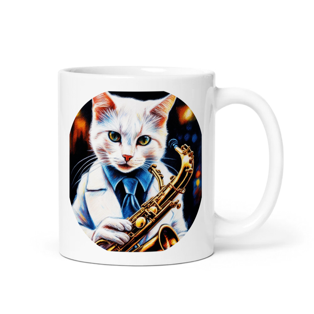 PugMug Custom White Companion Cat Mug