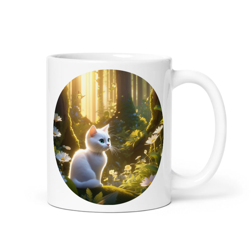 PugMug Custom White Companion Cat Mug