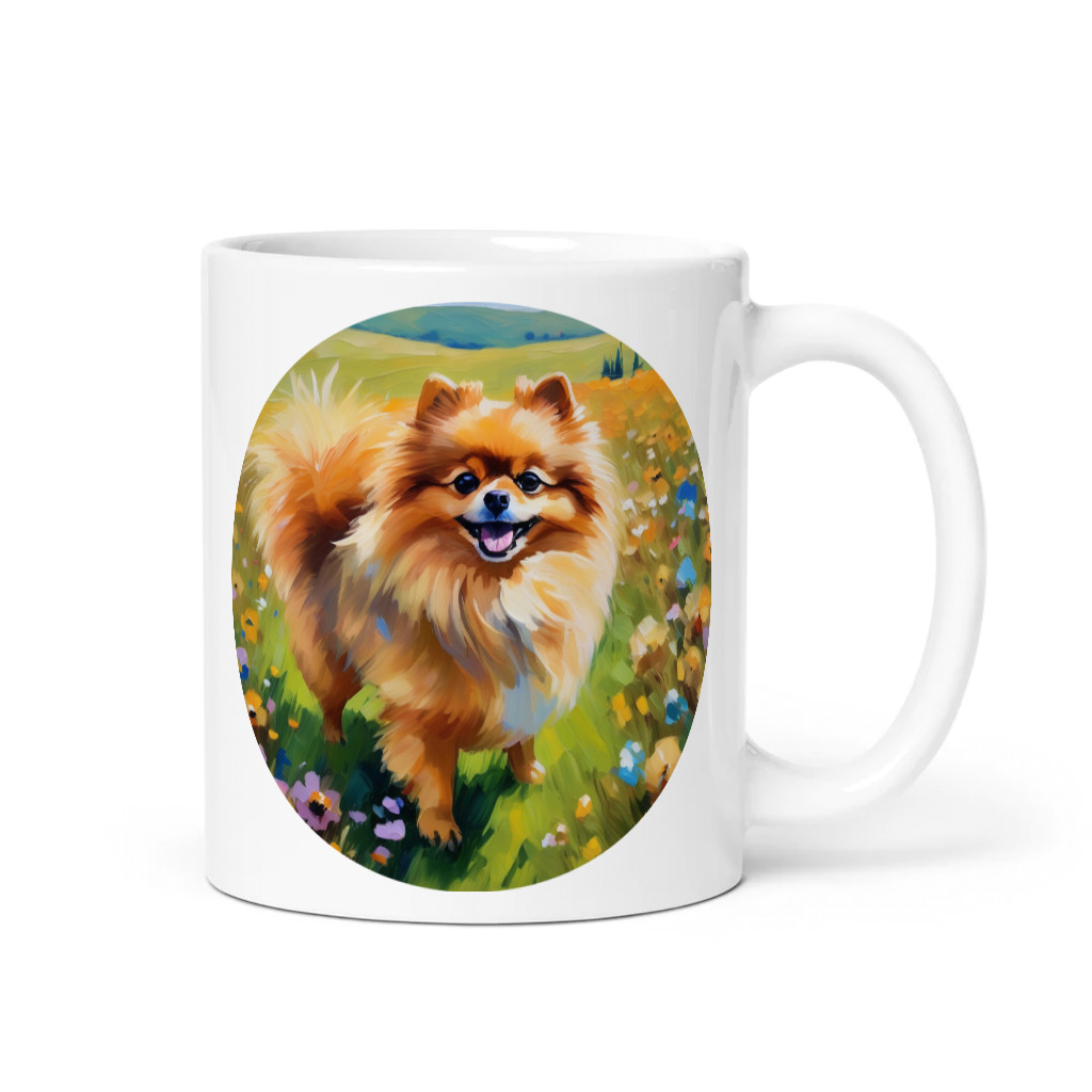 PugMug Custom Tan Pomeranian Mug