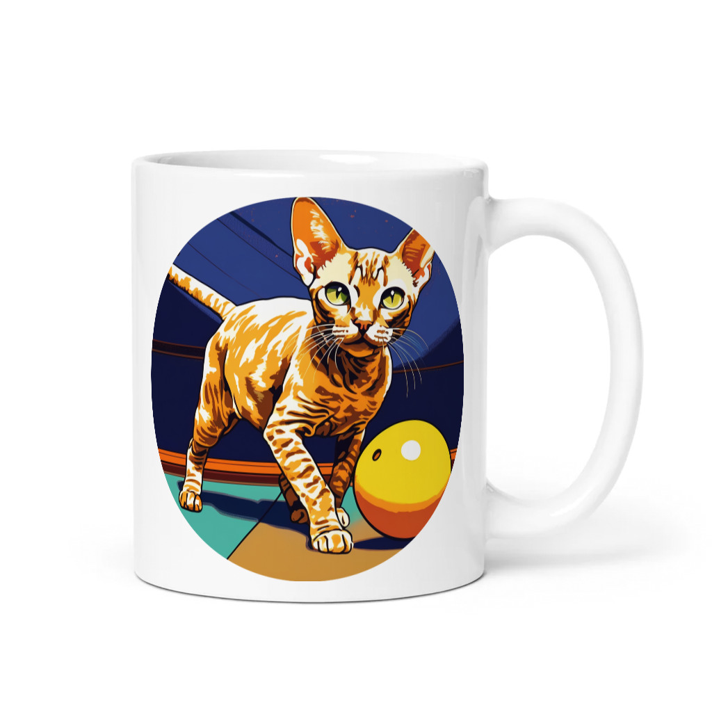 PugMug Custom Tabby Devon Rex Cat Mug