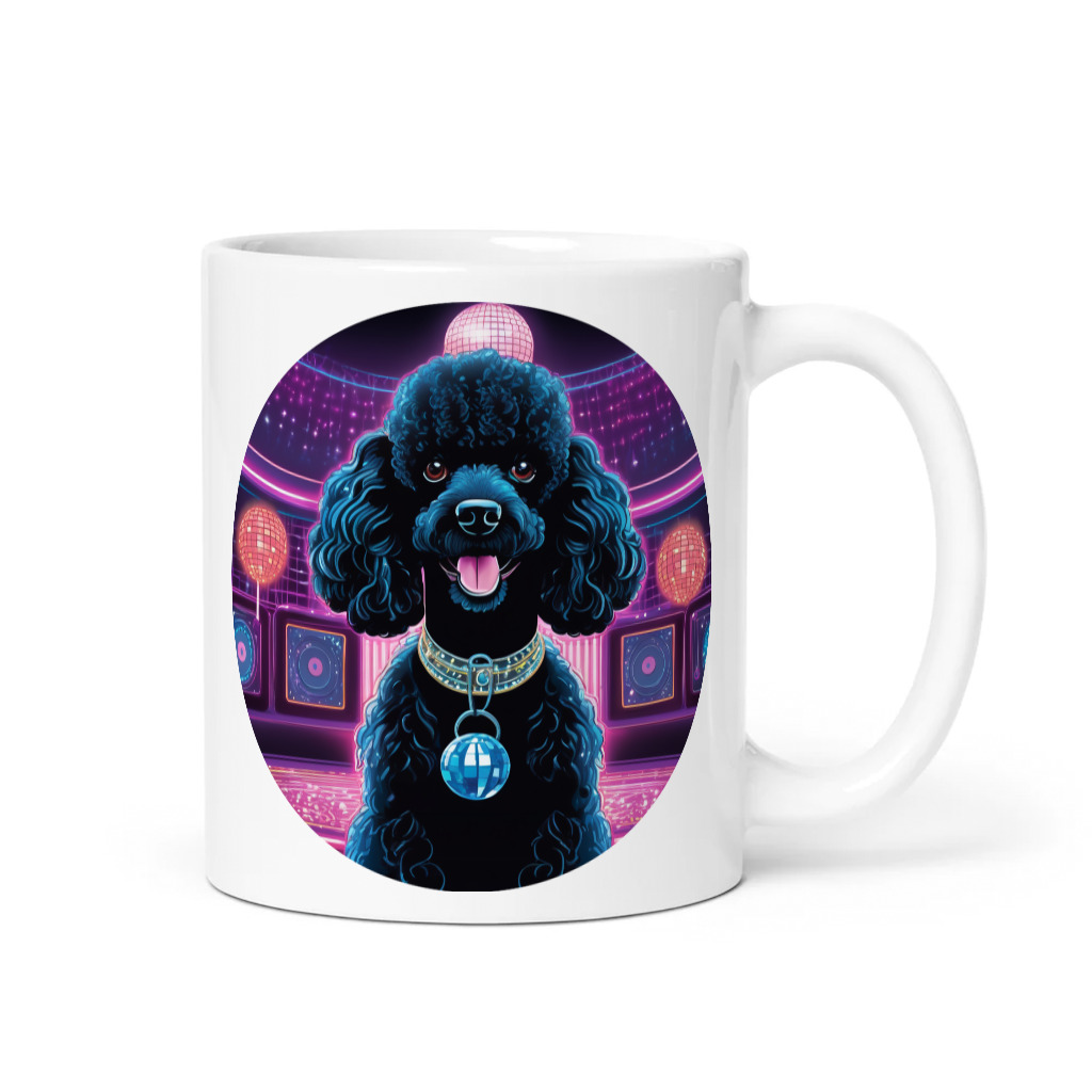 PugMug Custom Black Poodle Mug
