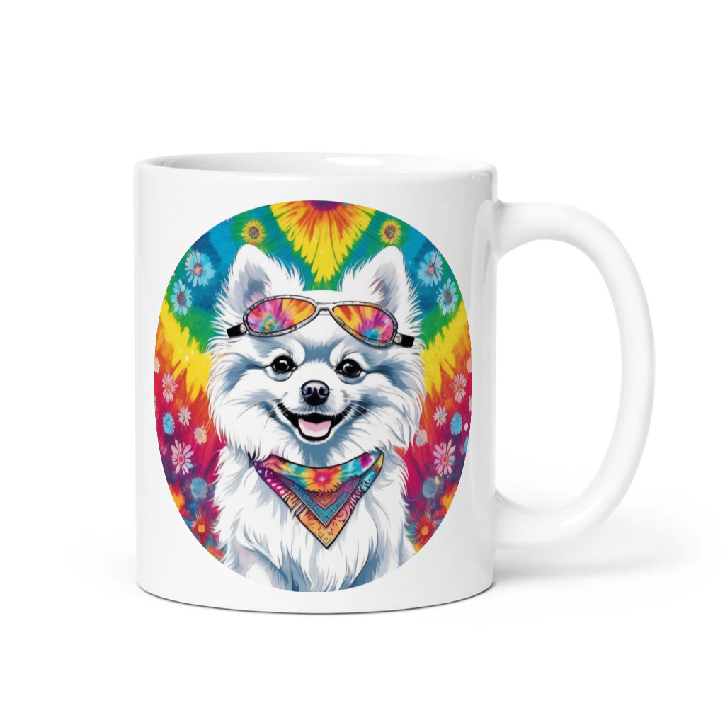 PugMug Custom White Pomeranian Mug