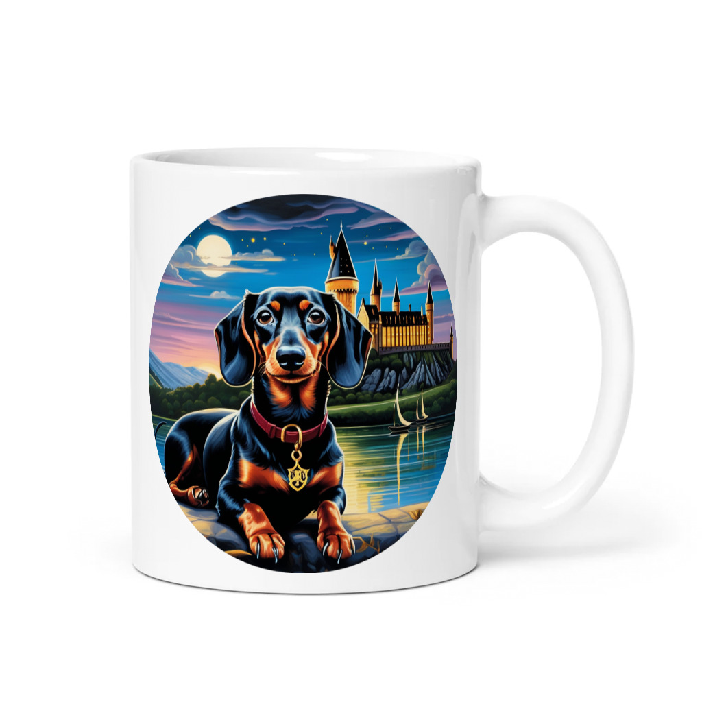 PugMug Custom Black Dachshund Mug