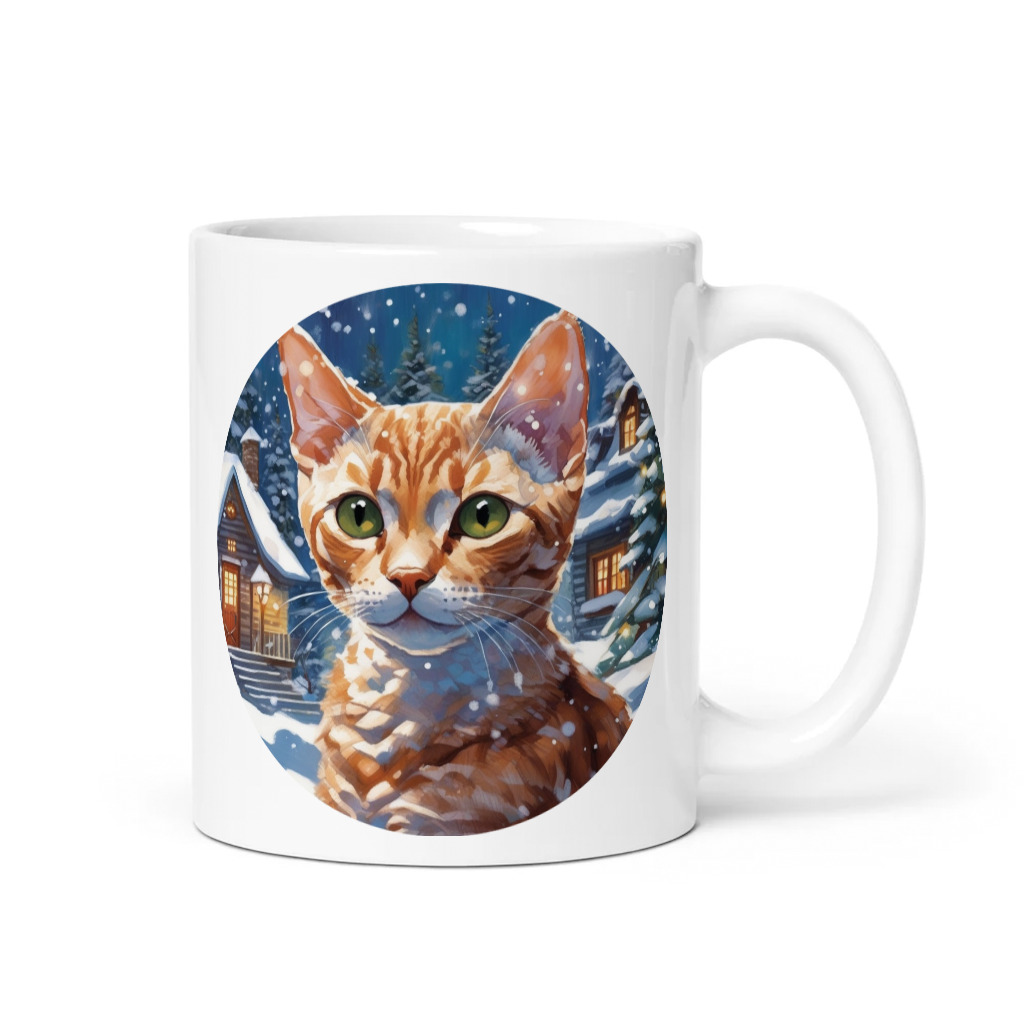 PugMug Custom Tabby Devon Rex Cat Mug