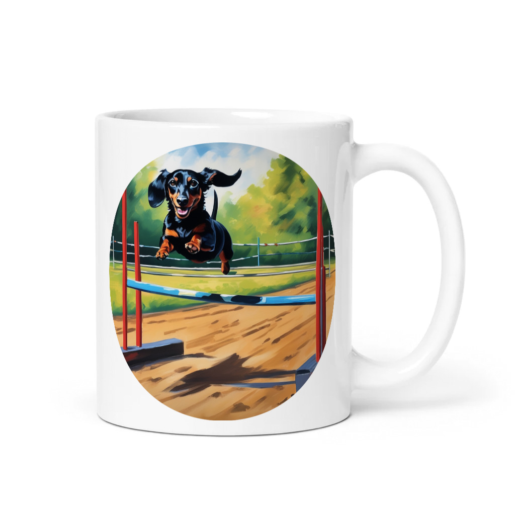 PugMug Custom Black Dachshund Mug