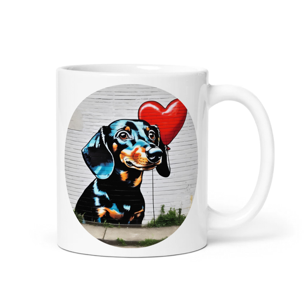 PugMug Custom Black Dachshund Mug