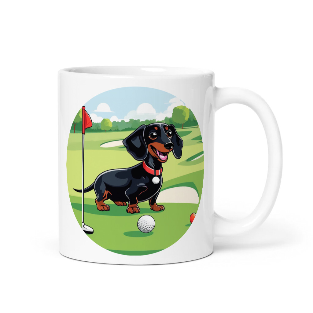 PugMug Custom Black Dachshund Mug
