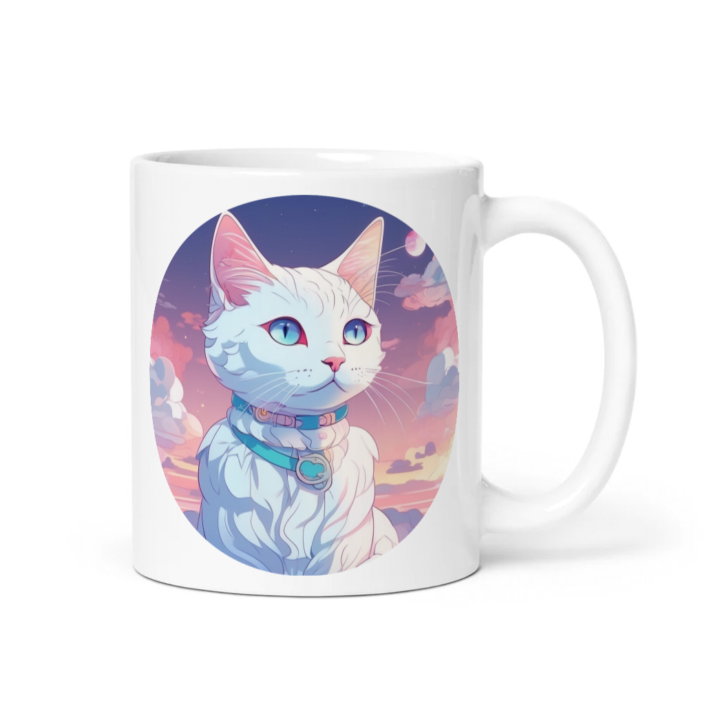 PugMug Custom White Companion Cat Mug