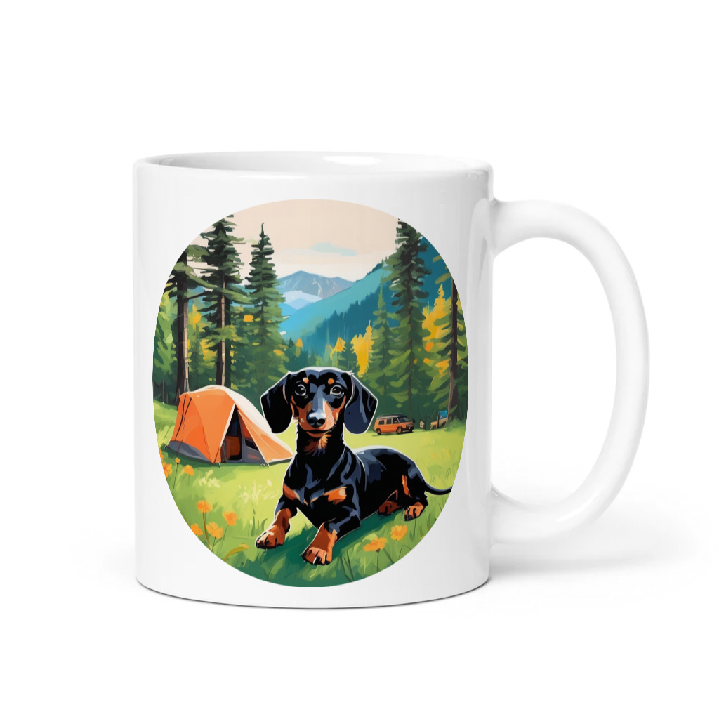 PugMug Custom Black Dachshund Mug