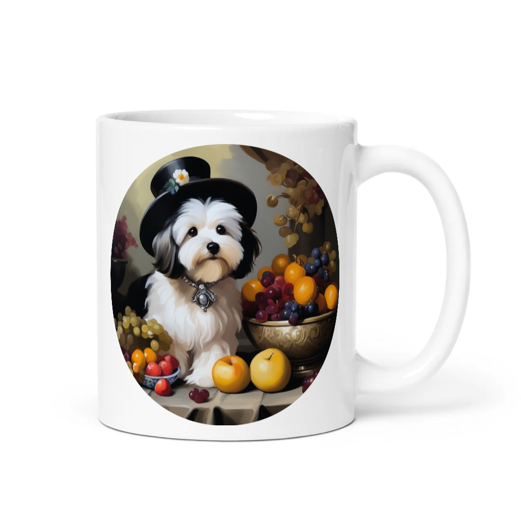 PugMug Custom Black-and-white Havanese Dog Mug