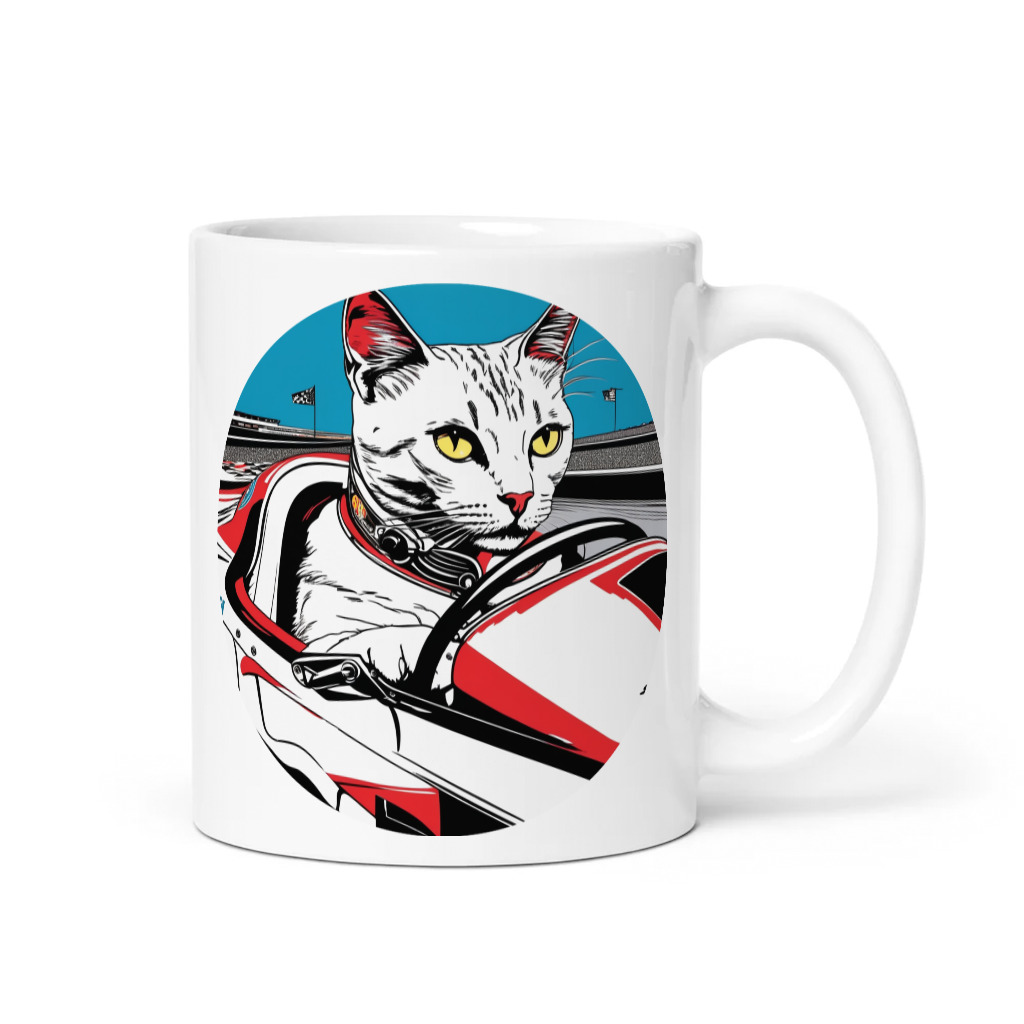 PugMug Custom White Companion Cat Mug