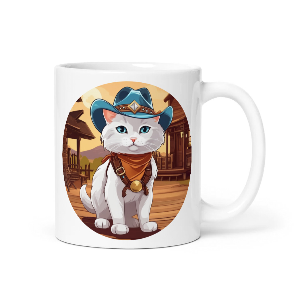 PugMug Custom White Companion Cat Mug