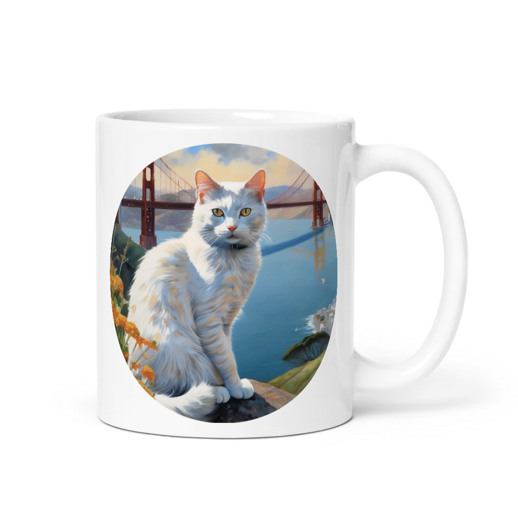 PugMug Custom White Companion Cat Mug