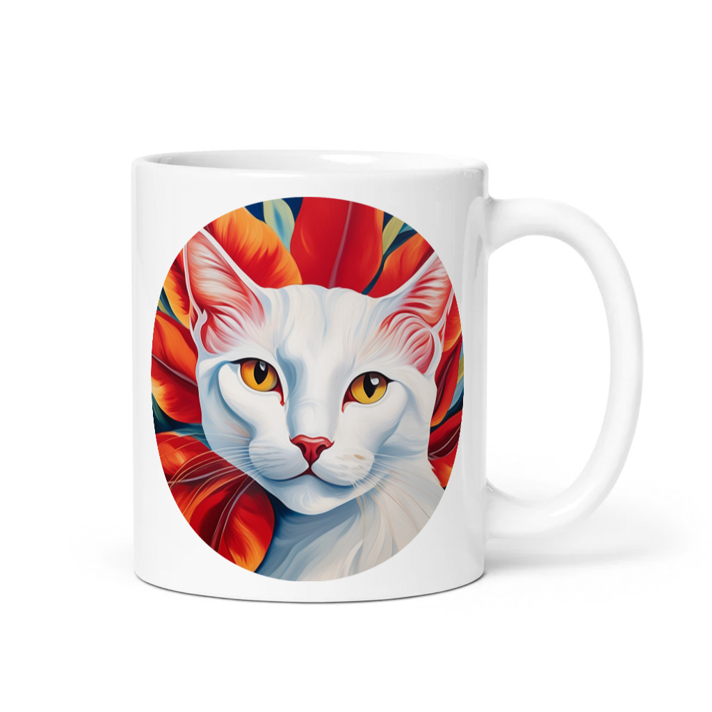 PugMug Custom White Companion Cat Mug