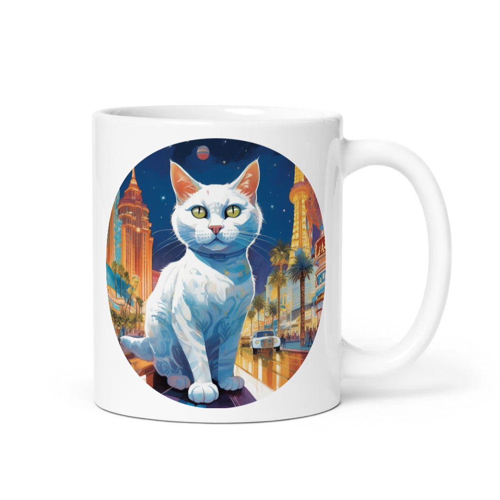 PugMug Custom White Companion Cat Mug