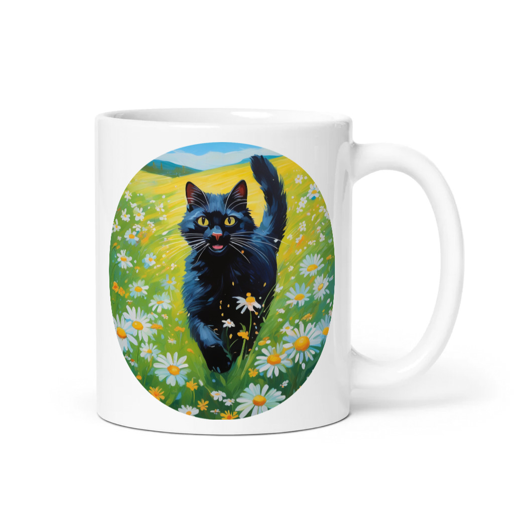 PugMug Custom Black Companion Cat Mug