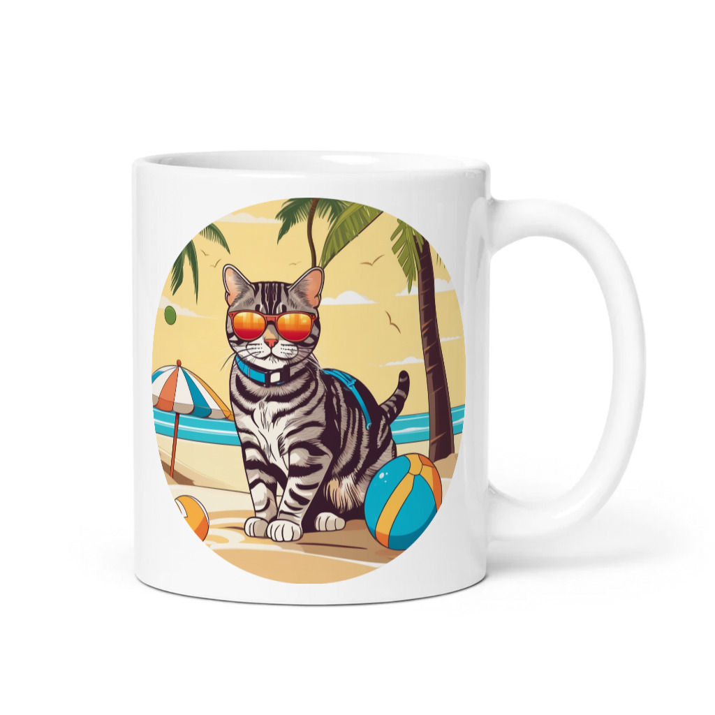 PugMug Custom Tabby American Shorthair Cat Mug