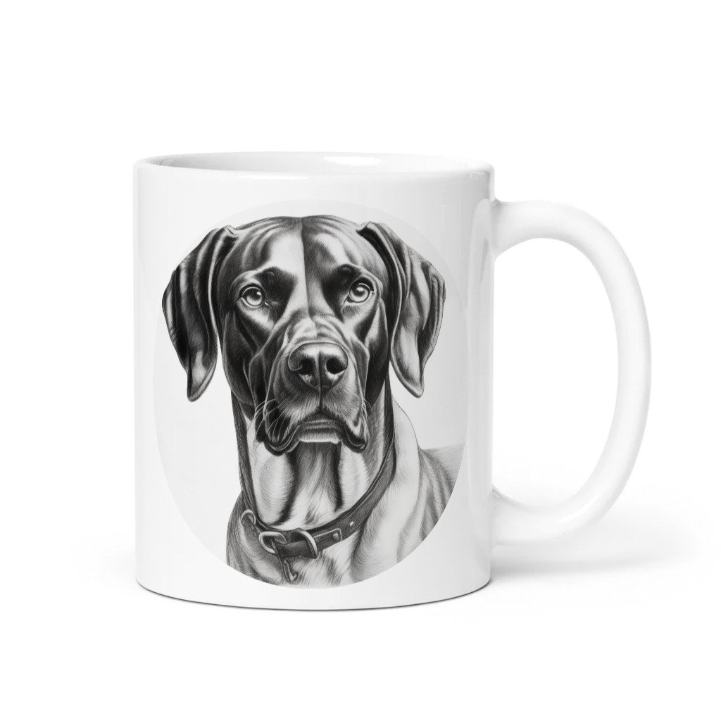 PugMug Custom Pointer Dog Mug