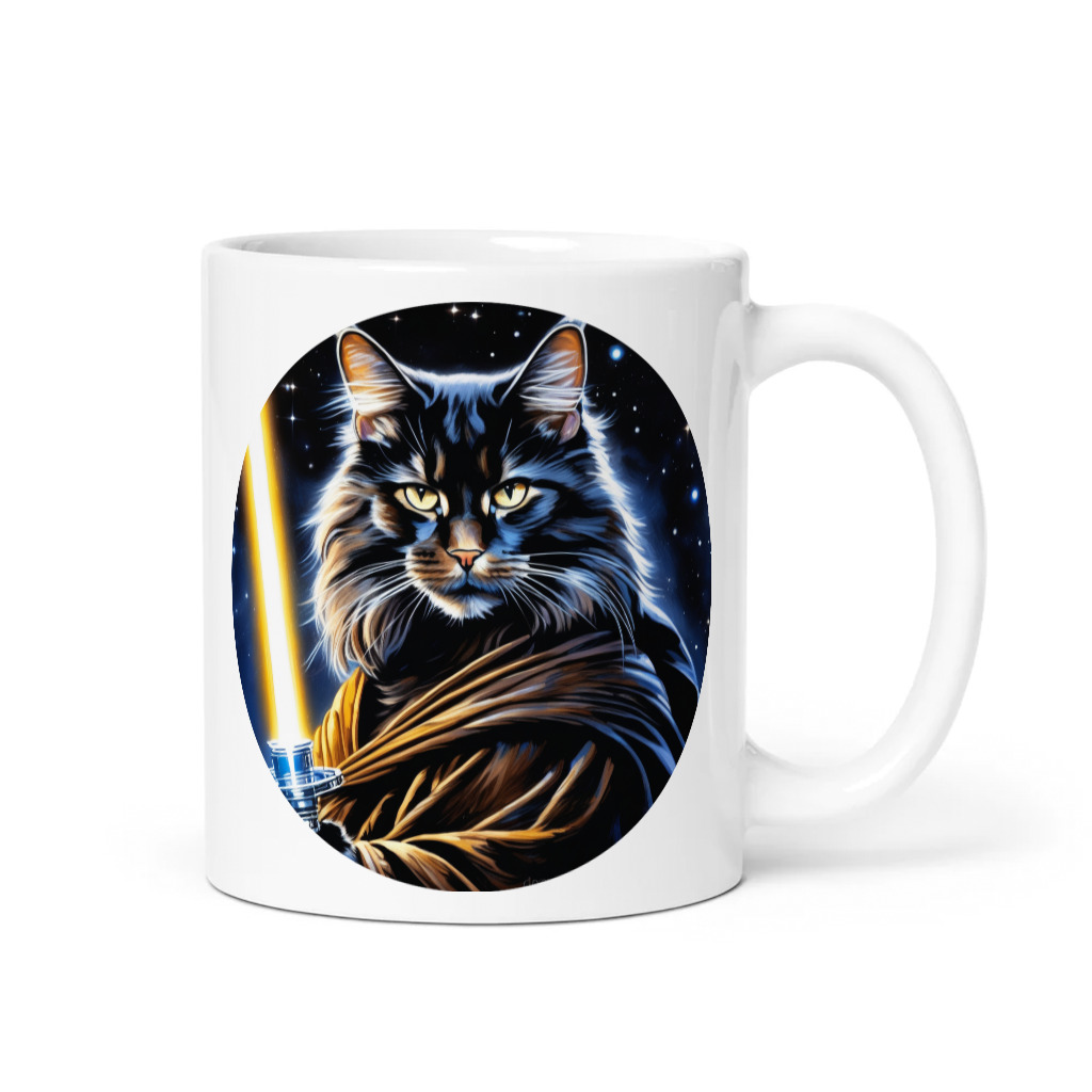 PugMug Custom Black Maine Coon Cat Mug