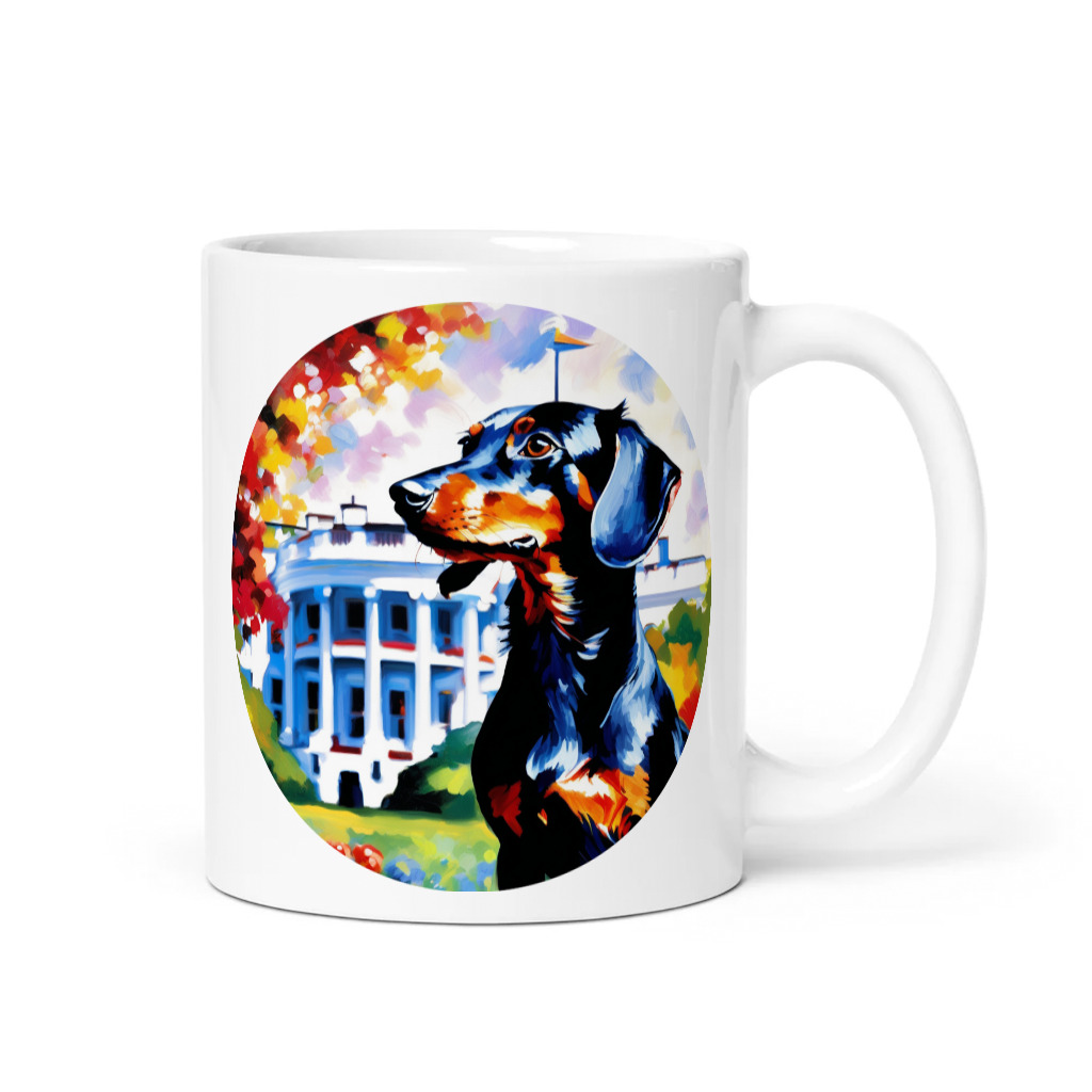 PugMug Custom Black Dachshund Mug