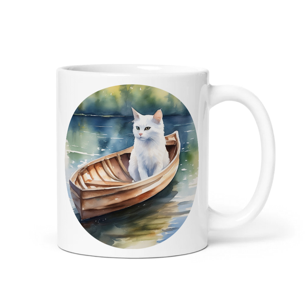 PugMug Custom White Companion Cat Mug