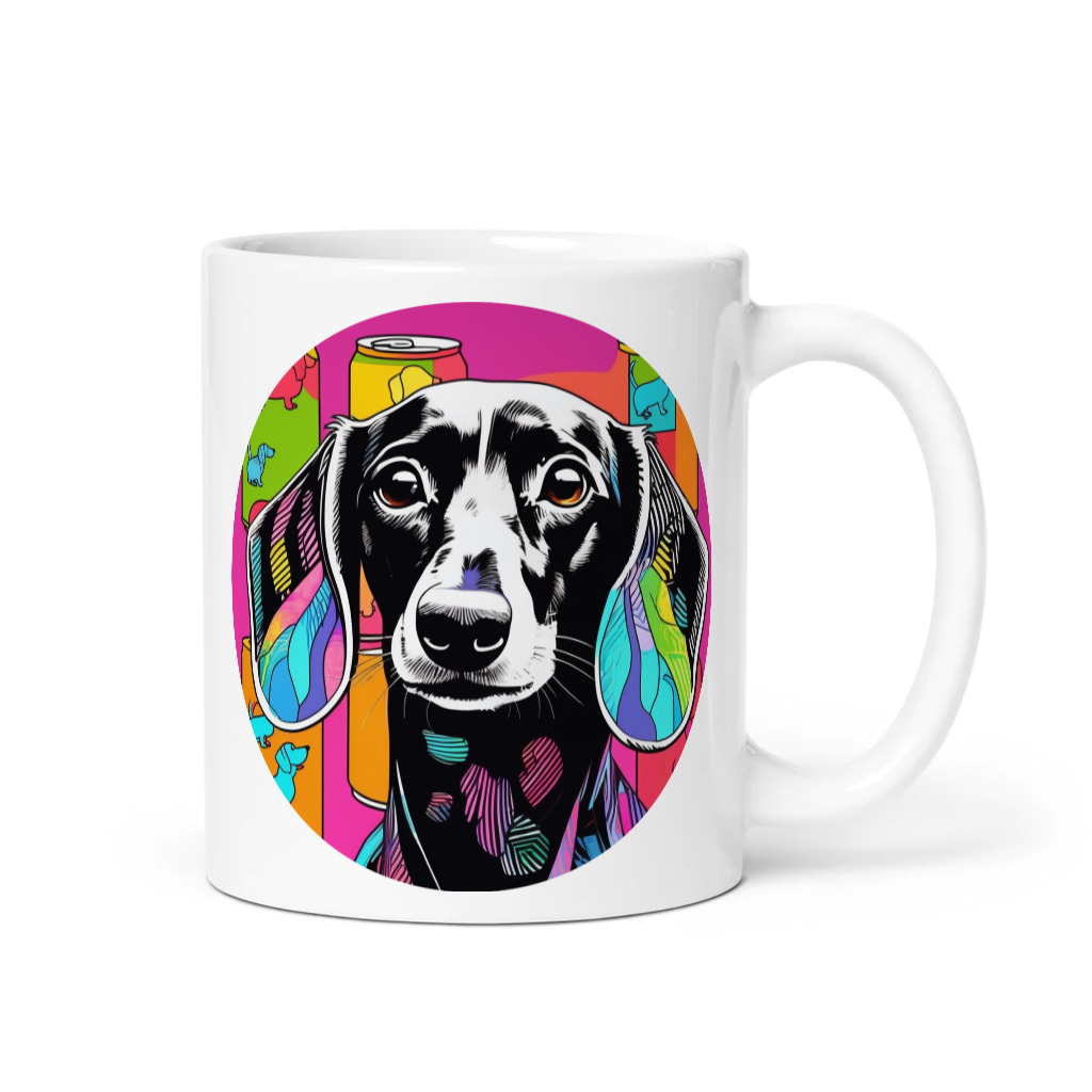 PugMug Custom Black Dachshund Mug