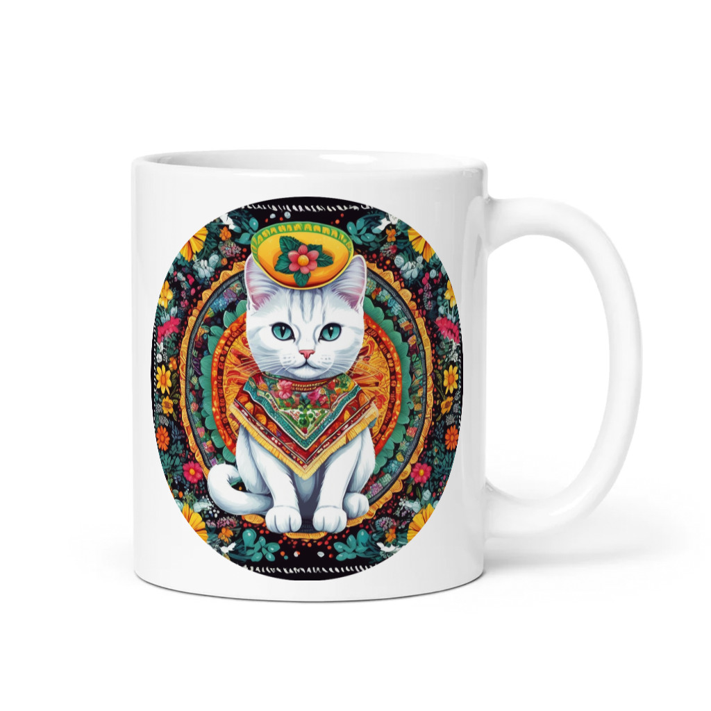 PugMug Custom White Companion Cat Mug