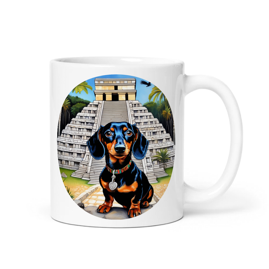 PugMug Custom Black Dachshund Mug