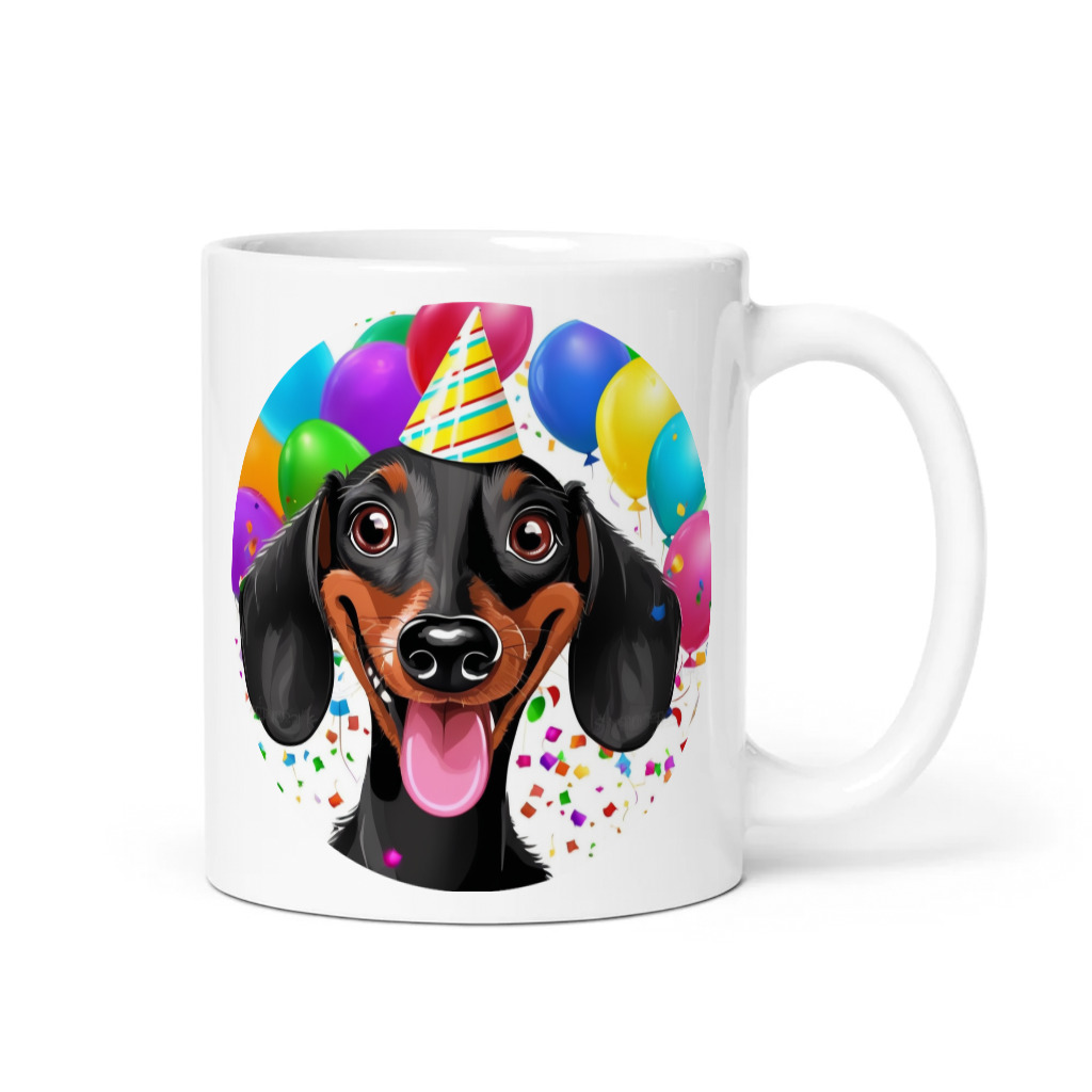 PugMug Custom Black Dachshund Mug