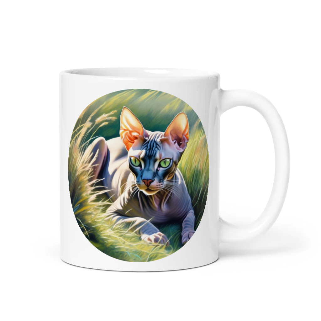 PugMug Custom Tabby Sphynx Cat Mug