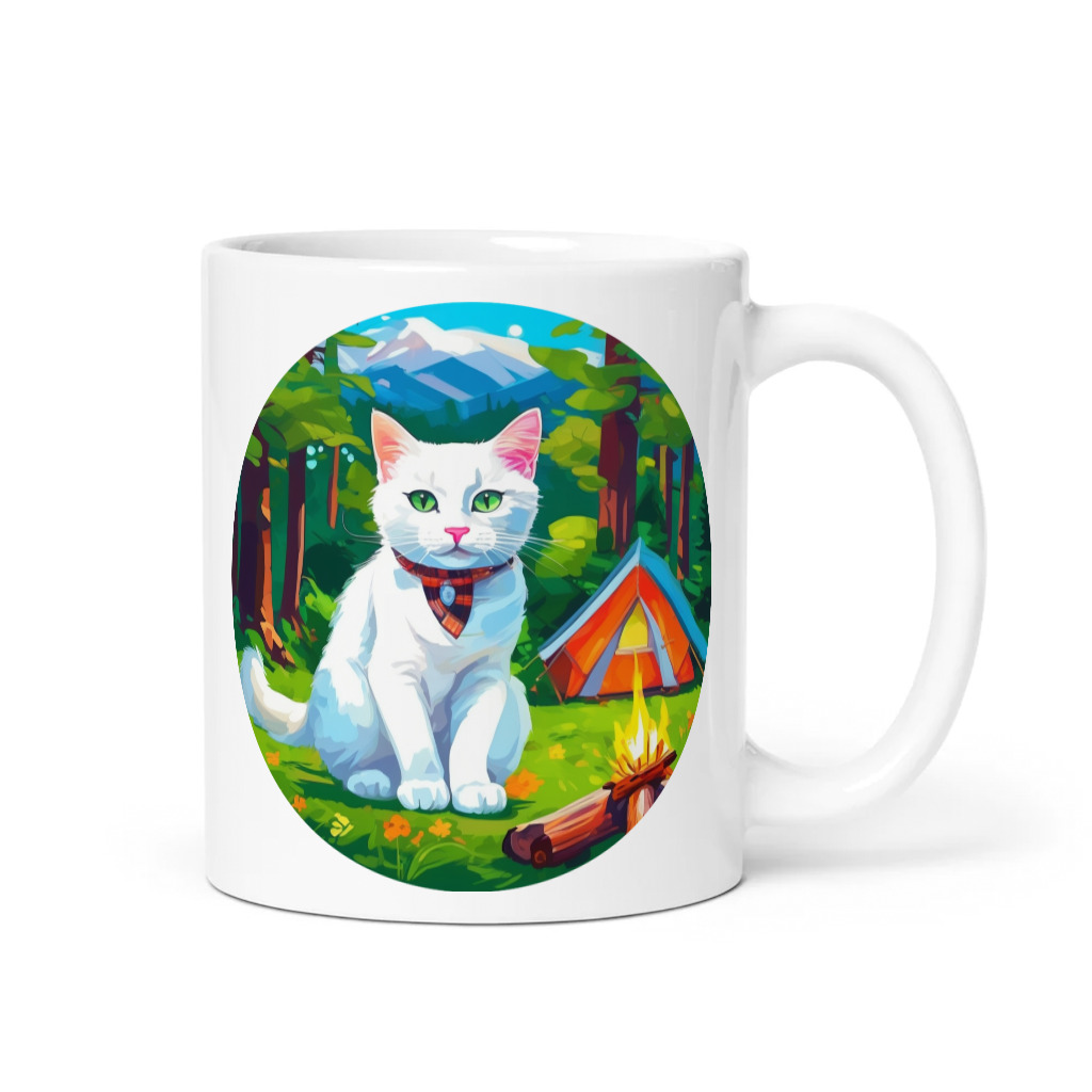 PugMug Custom White Companion Cat Mug