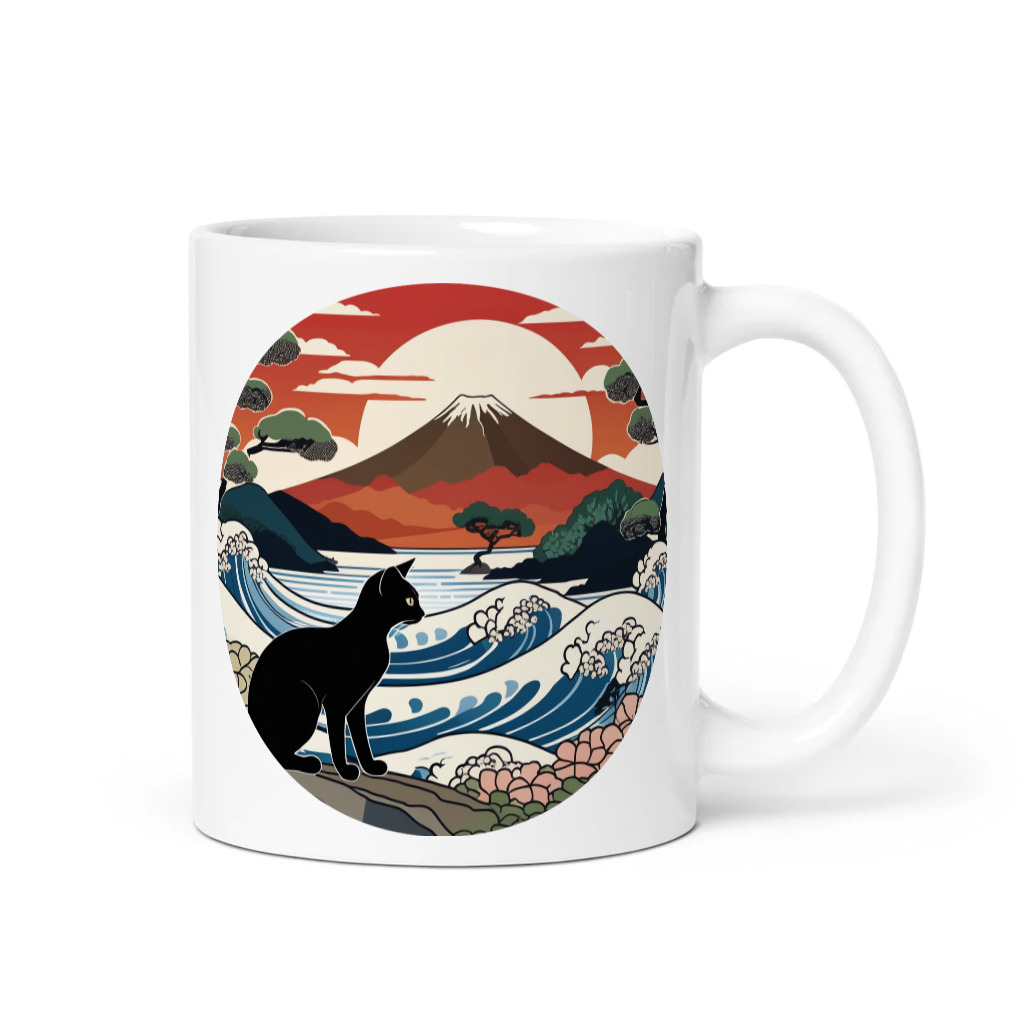 PugMug Custom Black Abyssinian Cat Mug