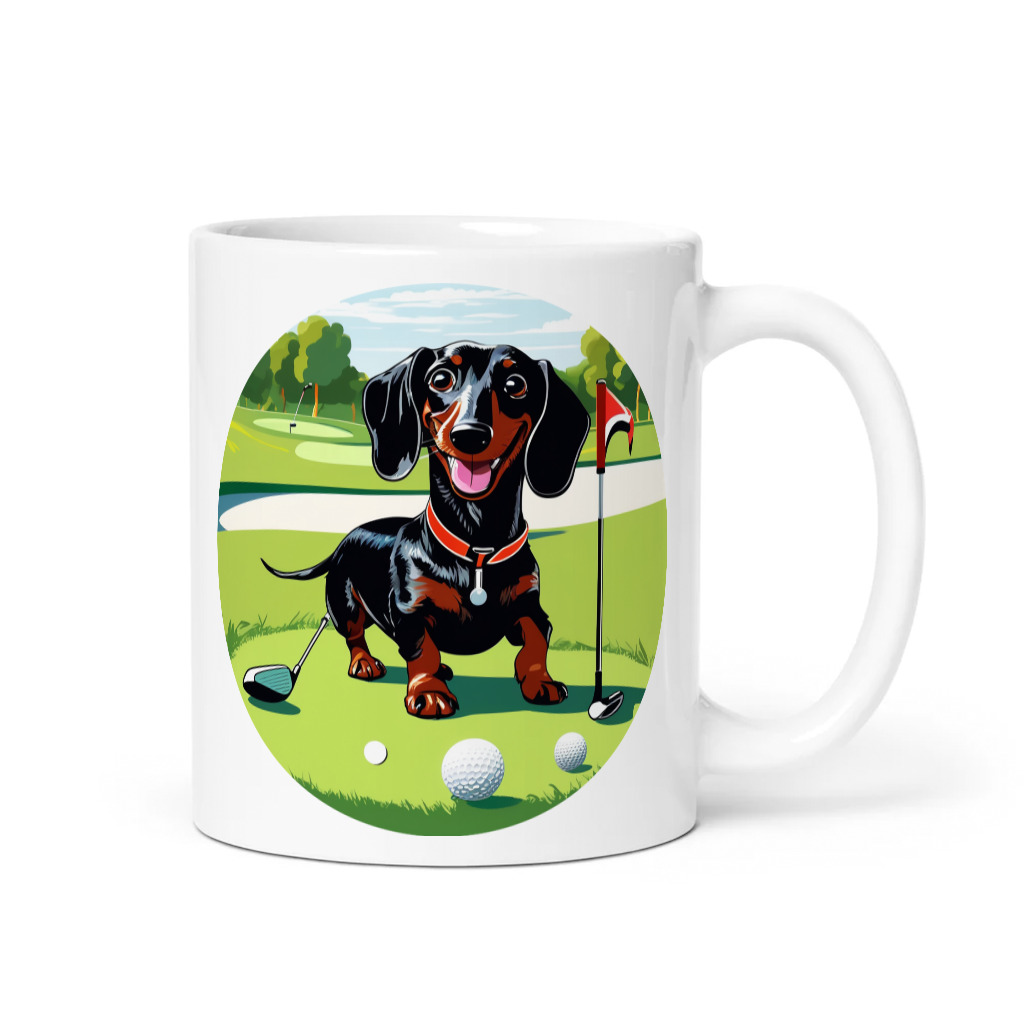 PugMug Custom Black Dachshund Mug
