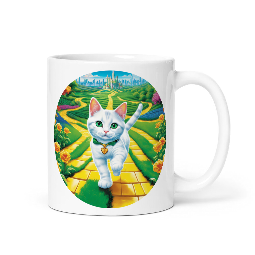 PugMug Custom White Companion Cat Mug