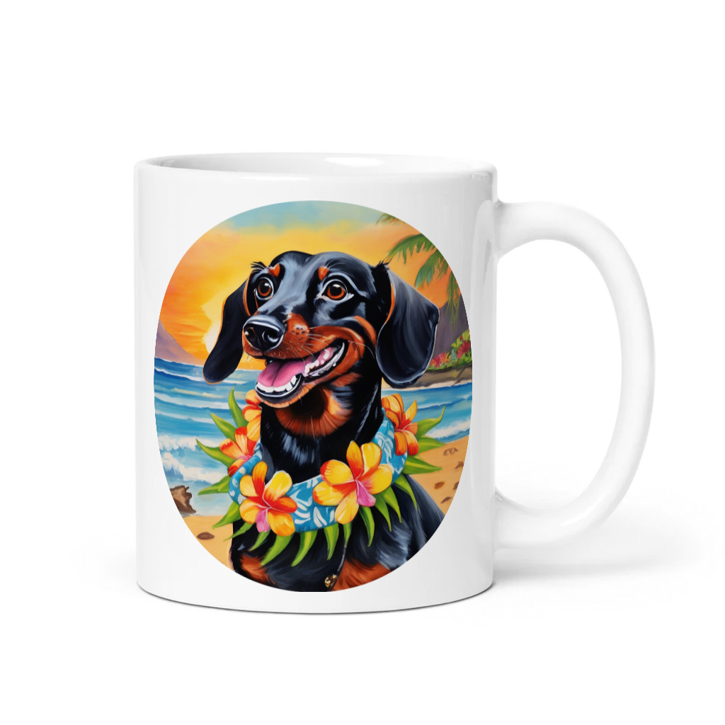 PugMug Custom Black Dachshund Mug