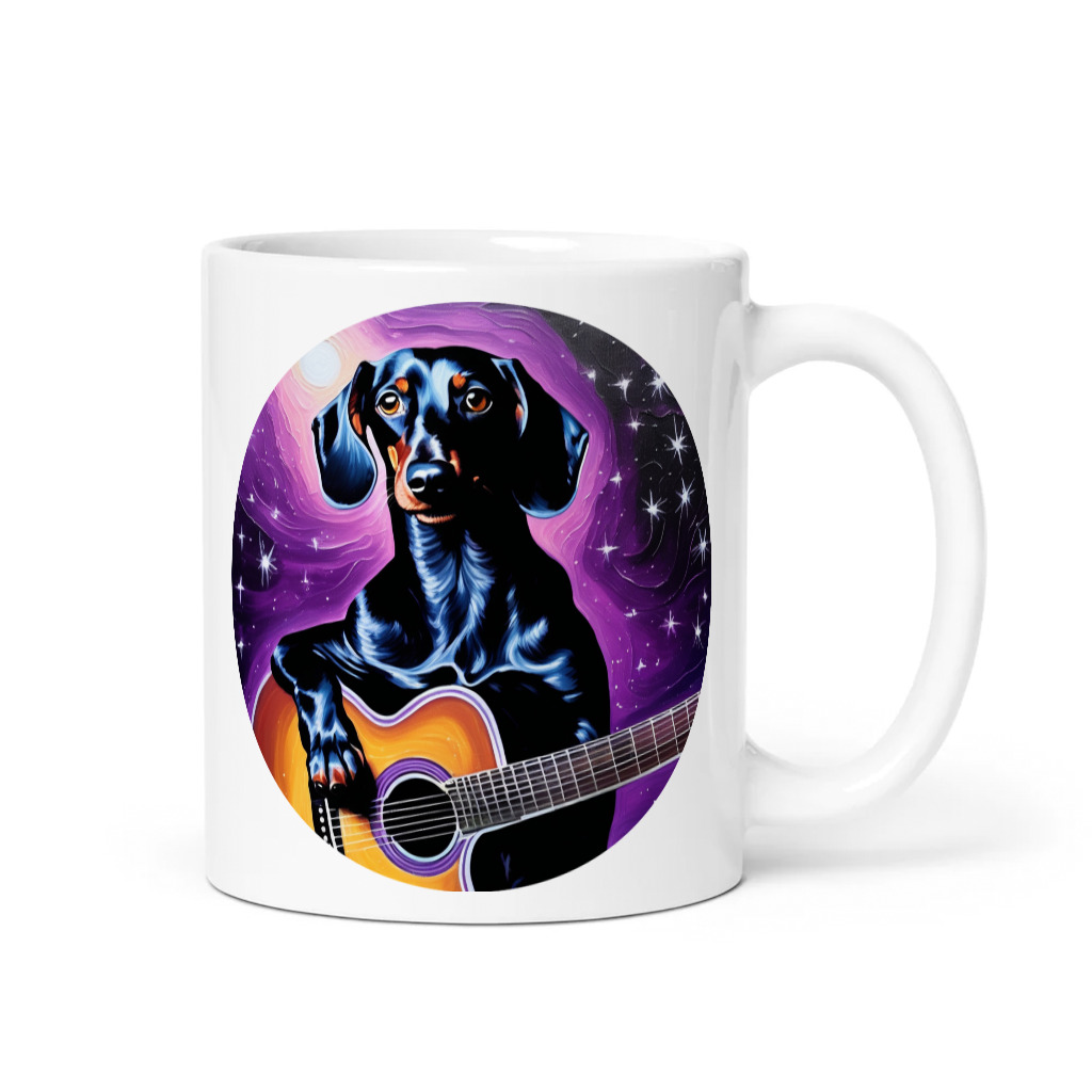 PugMug Custom Black Dachshund Mug
