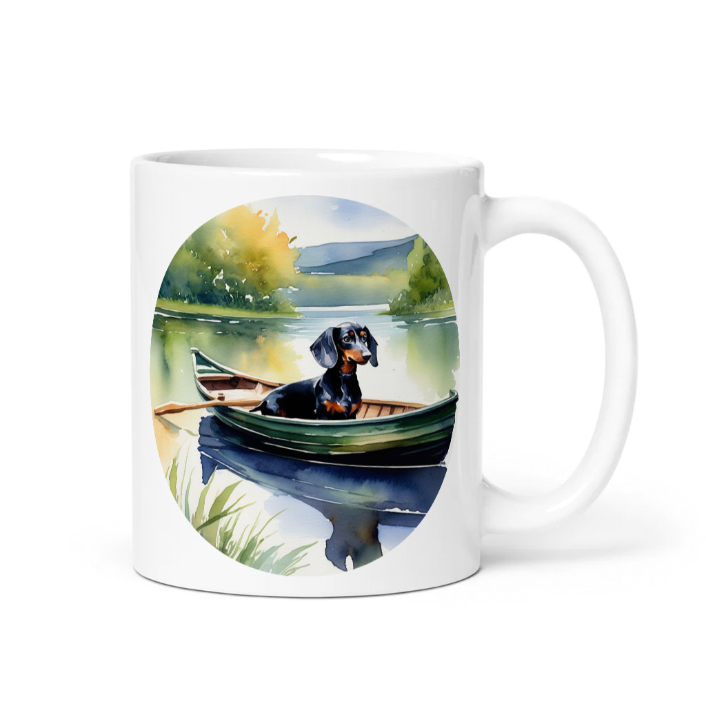 PugMug Custom Black Dachshund Mug