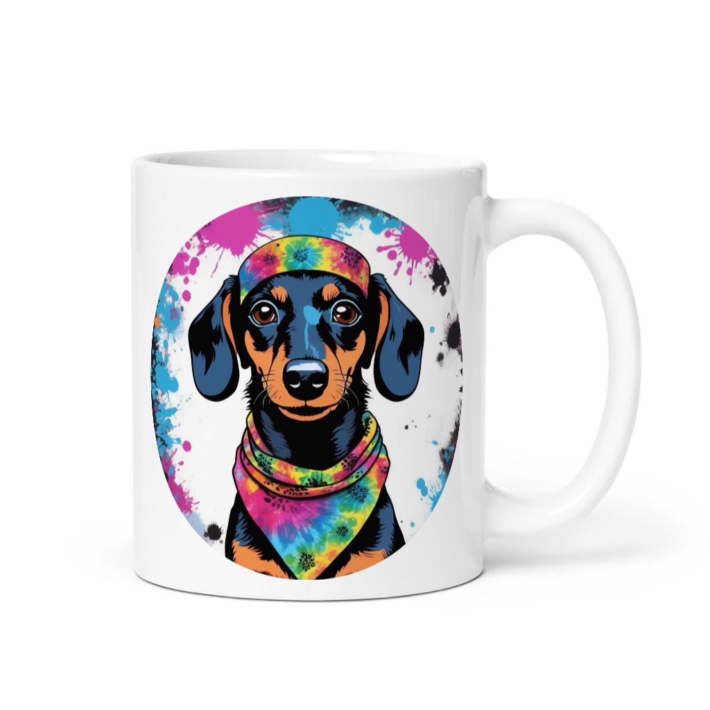 PugMug Custom Black Dachshund Mug