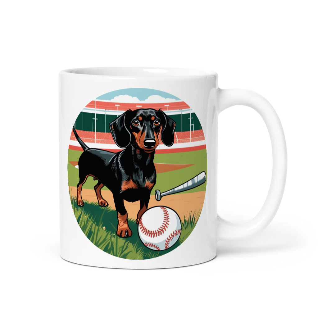 PugMug Custom Black Dachshund Mug