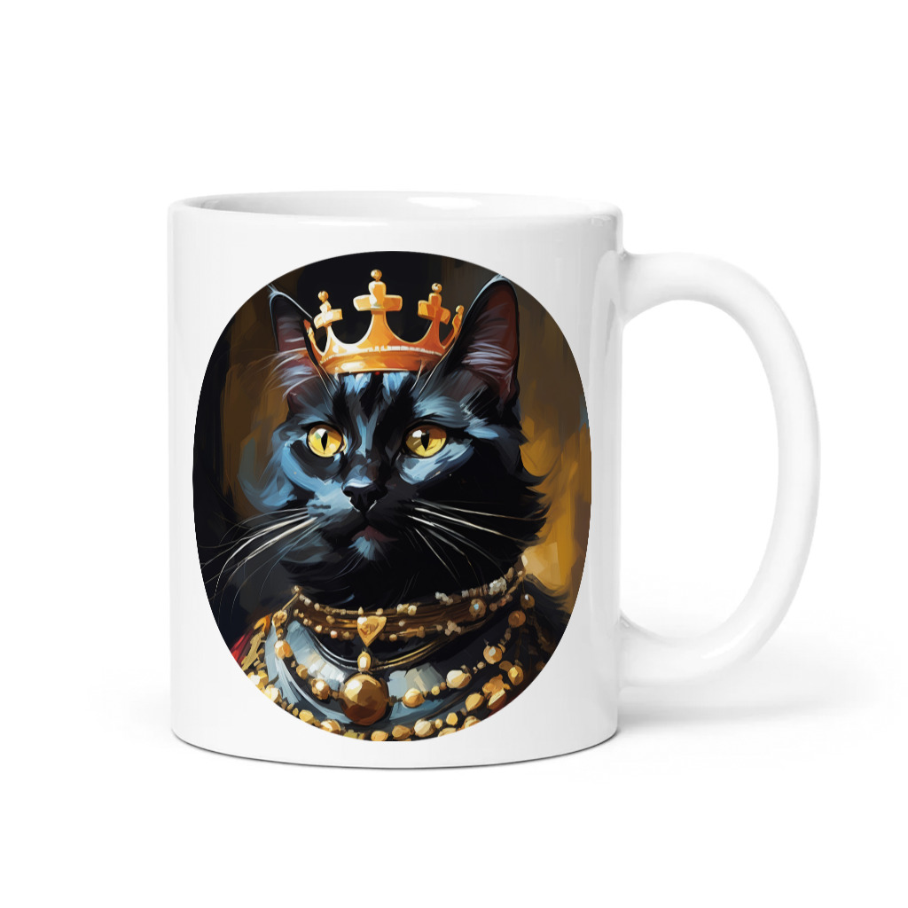 PugMug Custom Black Companion Cat Mug