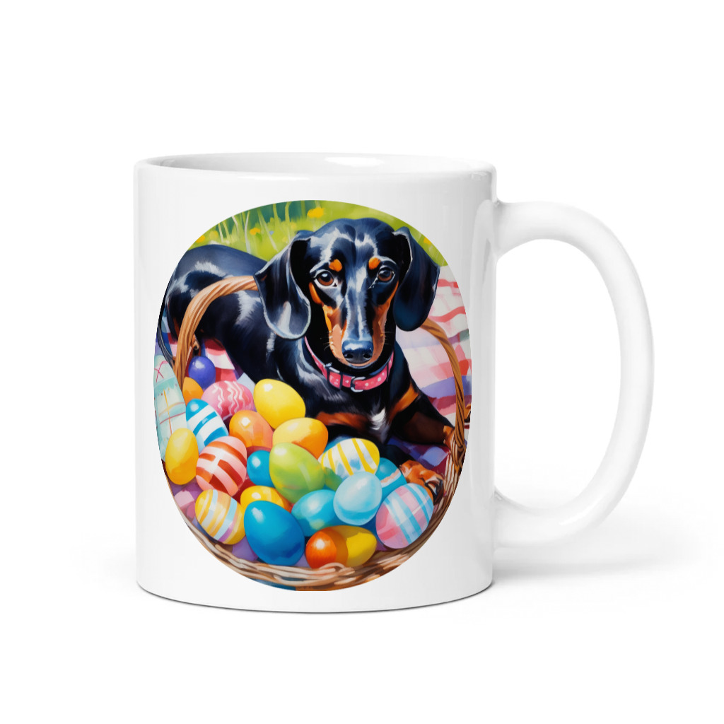 PugMug Custom Black Dachshund Mug