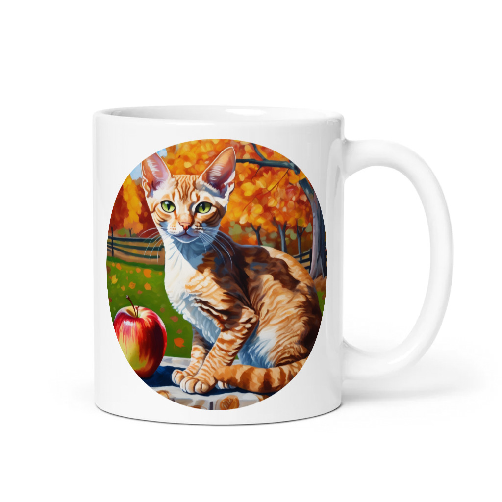 PugMug Custom Tabby Devon Rex Cat Mug