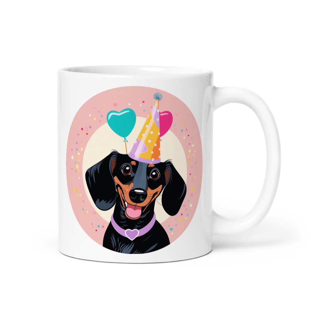 PugMug Custom Black Dachshund Mug