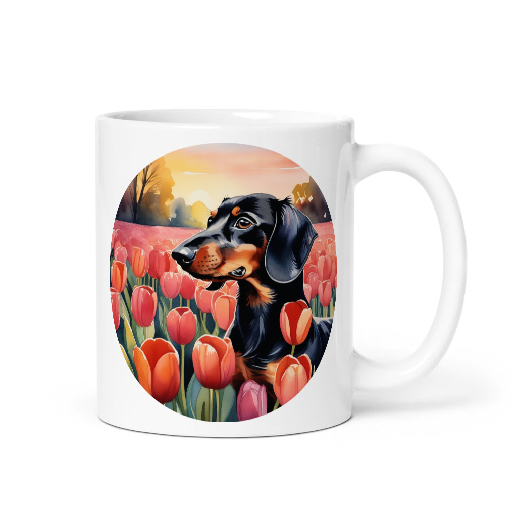 PugMug Custom Black Dachshund Mug